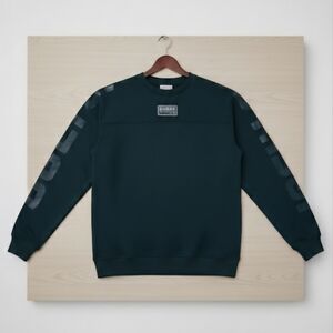 GUESS Men's Teal Crewneck Sweater